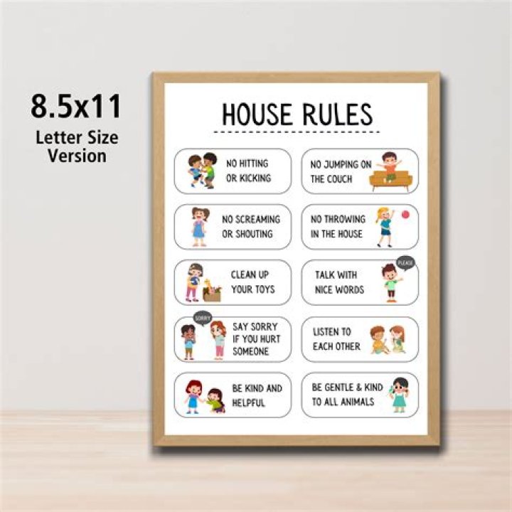 What are the rules for kids still living at home?