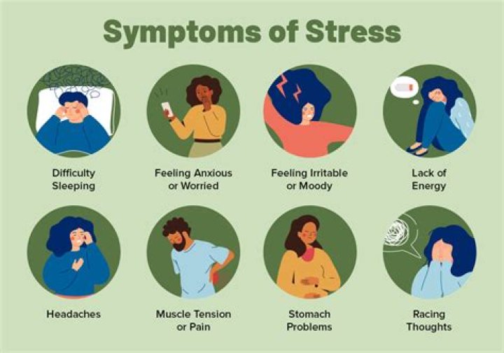 What are the symptoms of too little stress?