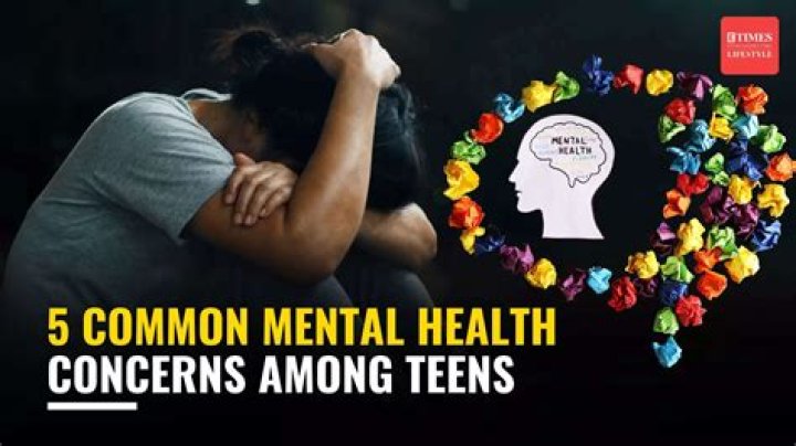 What are the top two most common concerns of teenager?
