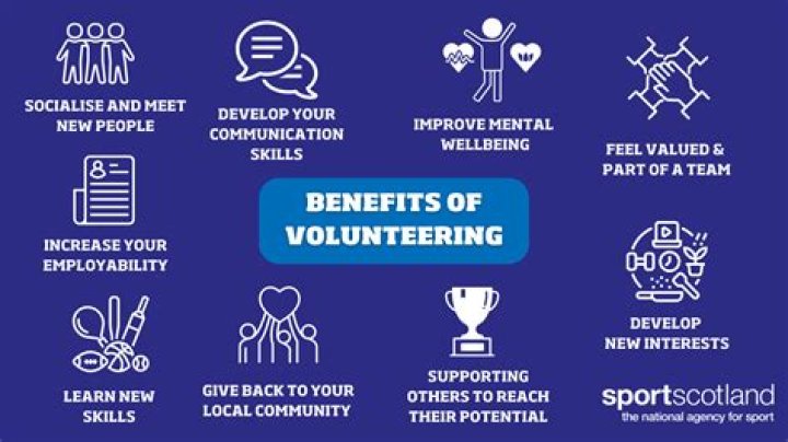 What benefits do volunteers provide?
