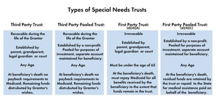 What can a third party special needs trust pay for?