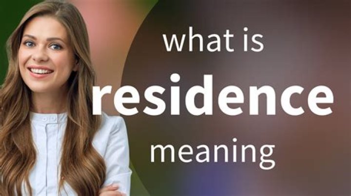 What constitutes primary residence?