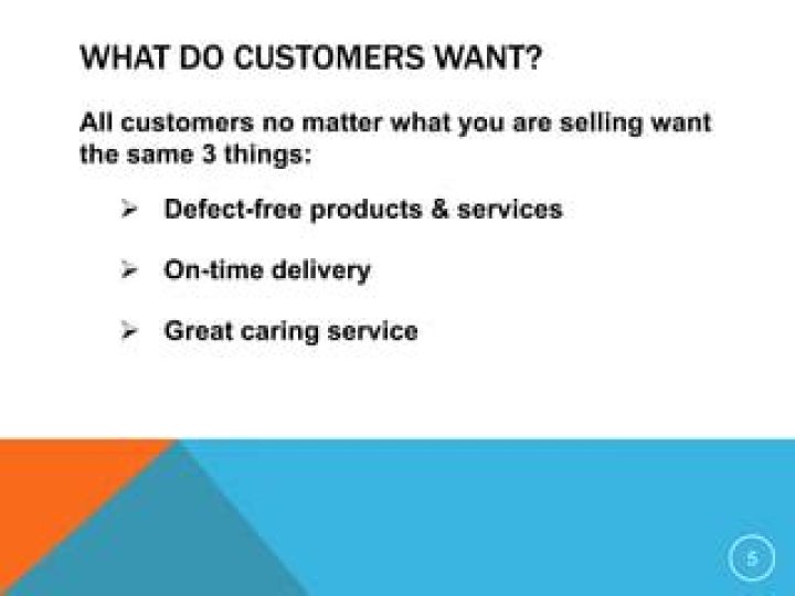 What do customers want from a website?
