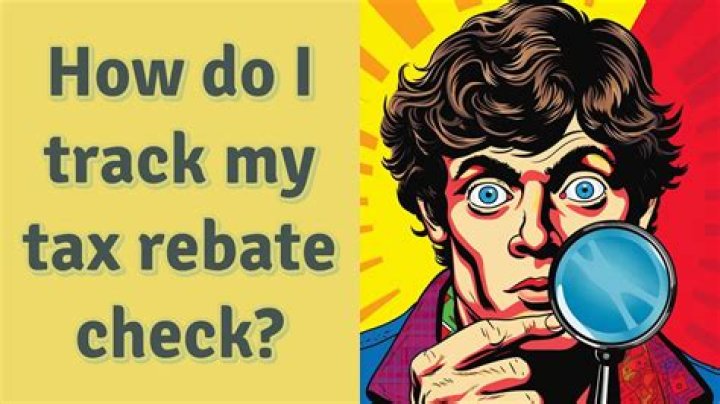 What do I do if I lost my tax rebate check?
