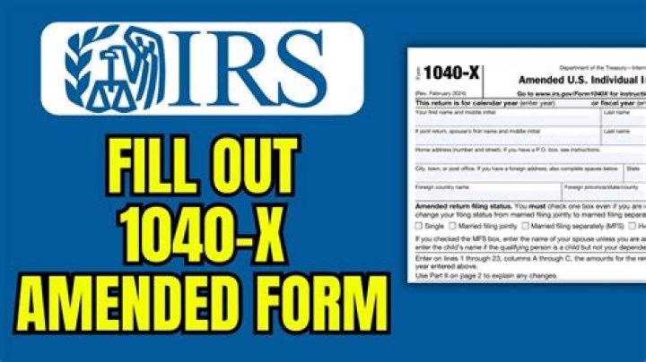 What do I send to IRS with 1040X?