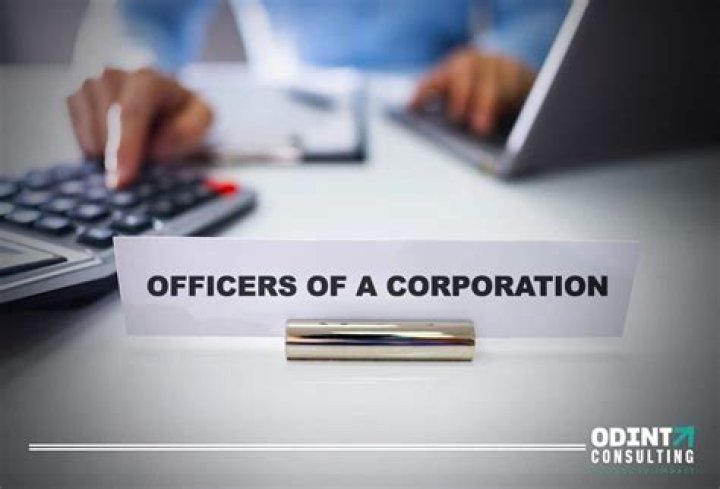 What do officers of a corporation do?