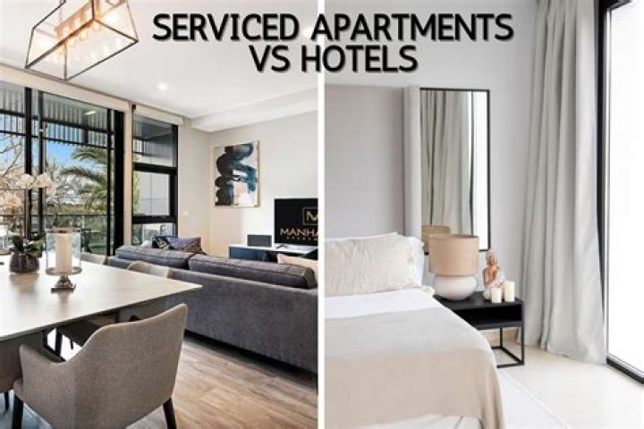 What do serviced apartments provide?