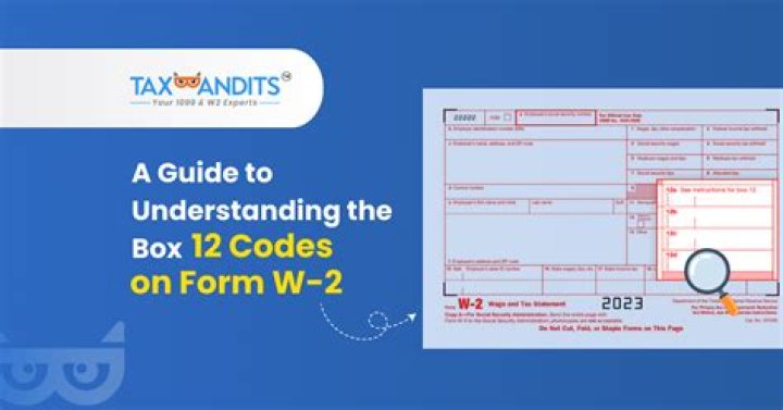 What do the codes mean on W-2 Box 12?