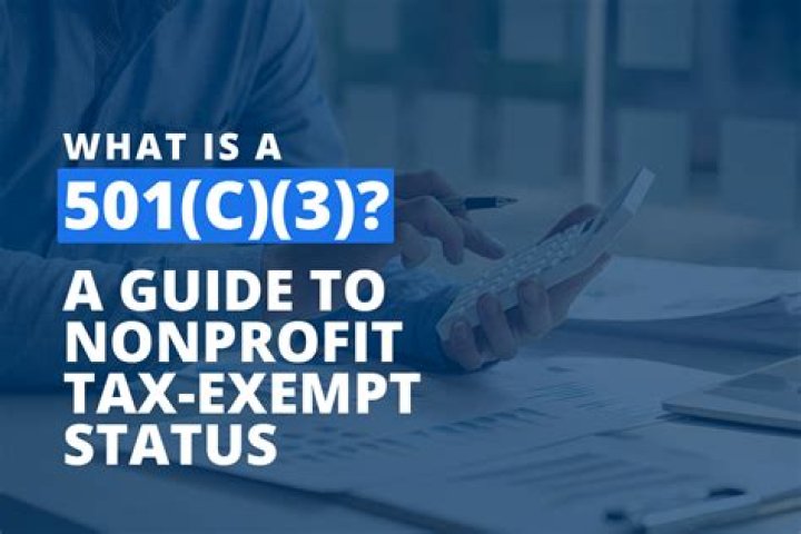 What does 501c3 exempt mean?
