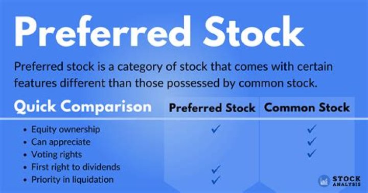 What does 8 preferred stock mean?