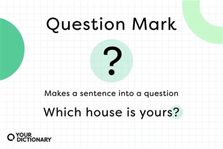 What does a question mark in the beginning mean?