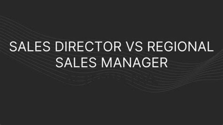What does a regional sales manager get paid?