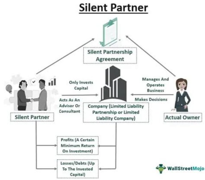What does a silent partner do in a business?