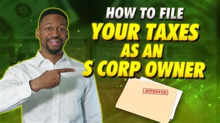 What does an S Corp need to file?