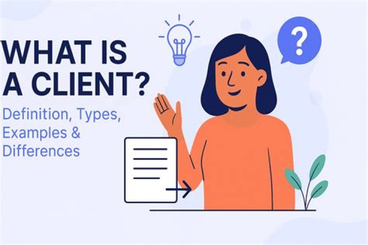 What does client definition mean?