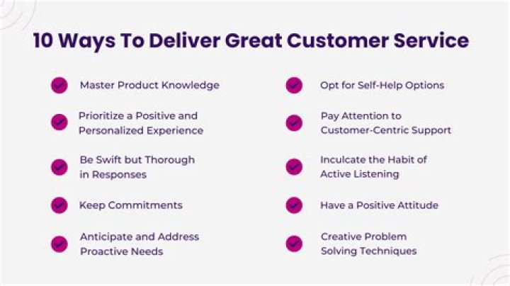 What does great customer service mean to you answer?