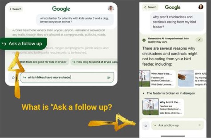 What does it mean to ask a follow up question?