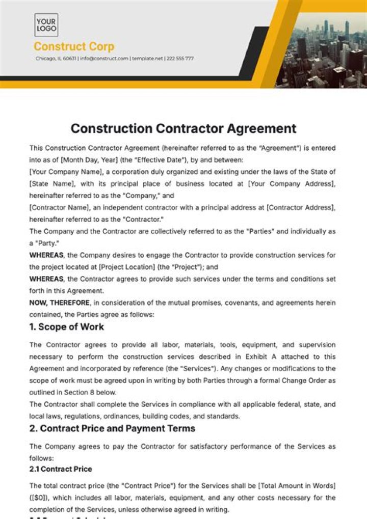 What does it take to be a construction contractor?