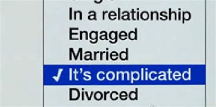 What does its complicated mean?