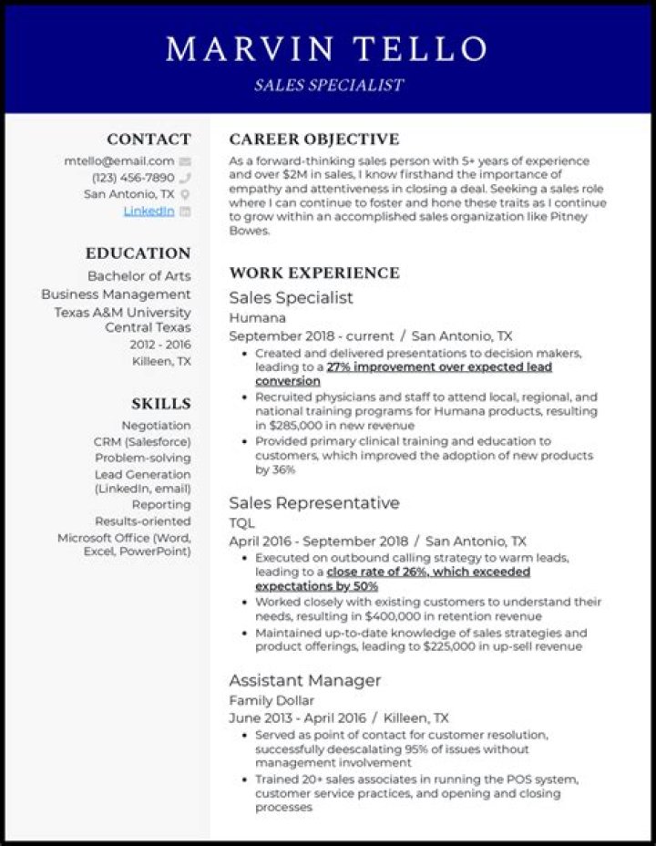 What does outside sales experience mean?