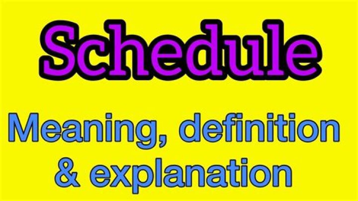 What does schedule mean on 1040?
