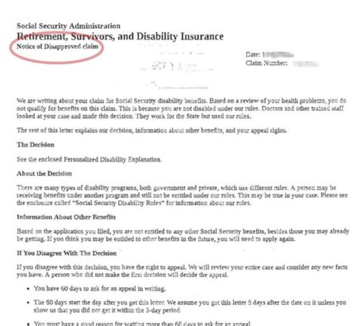 What does Social Security disability look for?