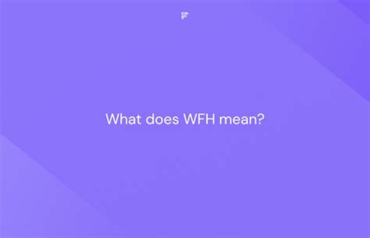 What does Wfh mean for taxes?