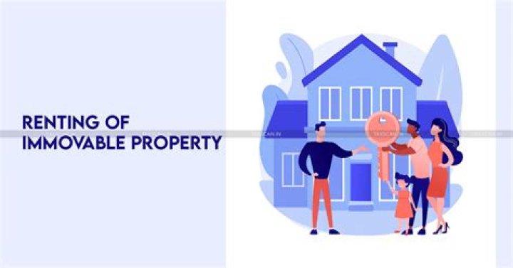 What exemption is available for renting of an immovable property?