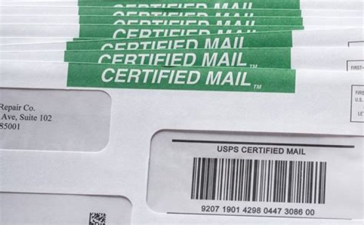 What happens if I miss a certified mail delivery?