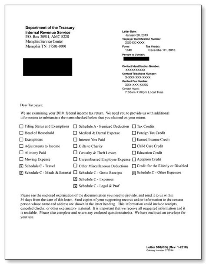 What happens if you get a letter from the Georgia Department of revenue?