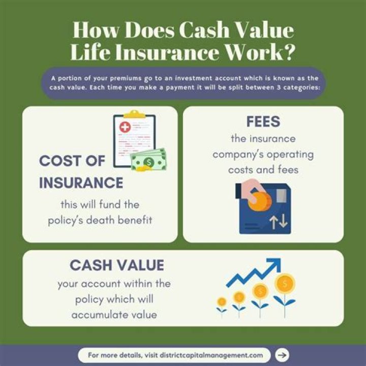 What happens to the cash value of life insurance?