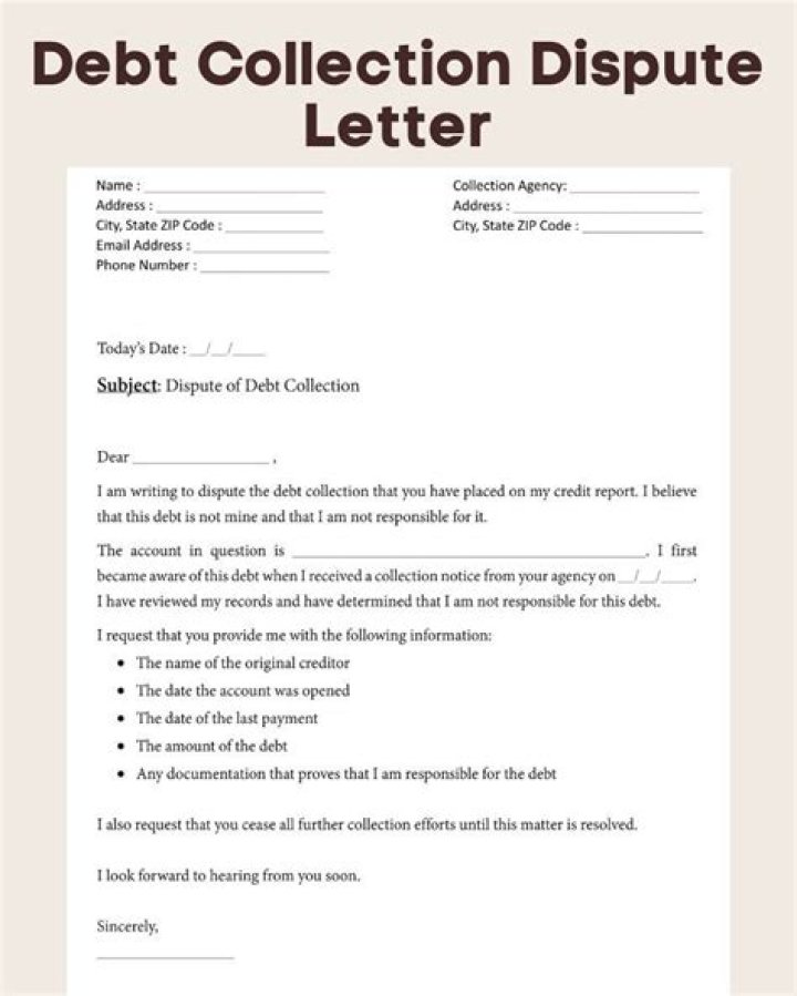 What happens when a debt collector sends you a letter?