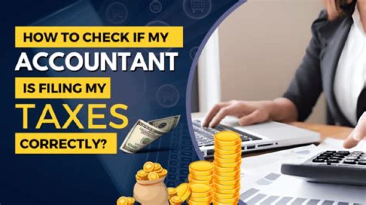 What if my accountant does my taxes wrong?