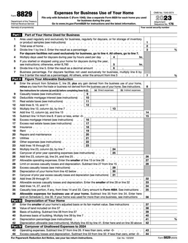 What is a 8829 tax form?