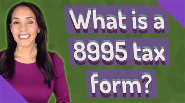 What is a 8995 tax form?