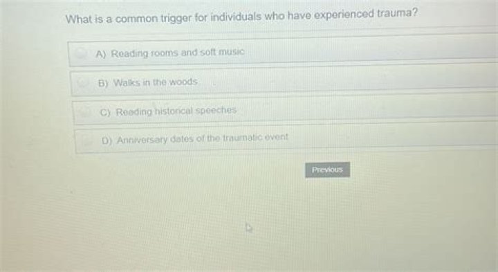 What is a common trigger?