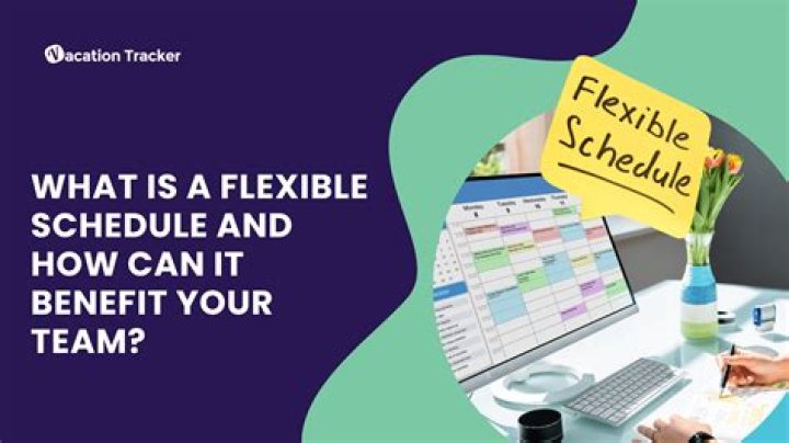 What is a flexible schedule job?