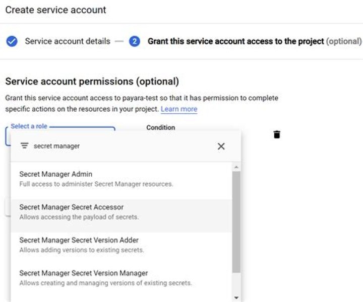 What is a GCP service account?