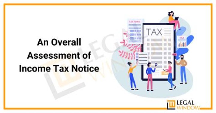 What is a notice of income tax assessment?