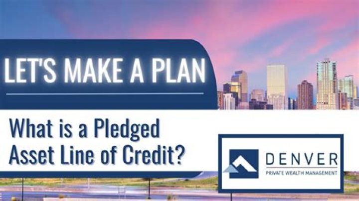 What is a pledged asset line of credit?