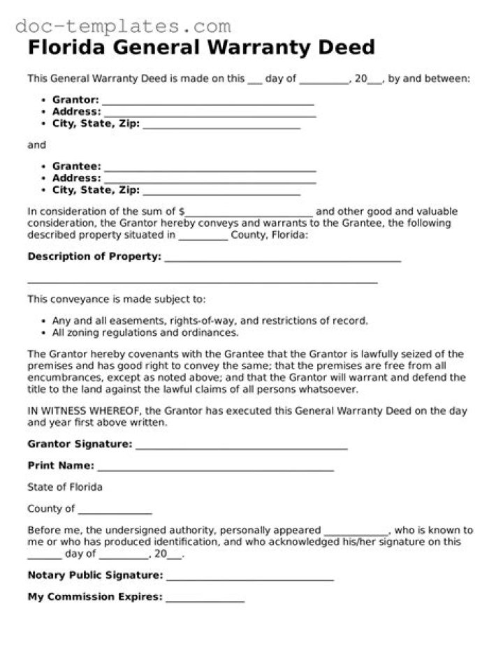 What is a statutory deed in Florida?
