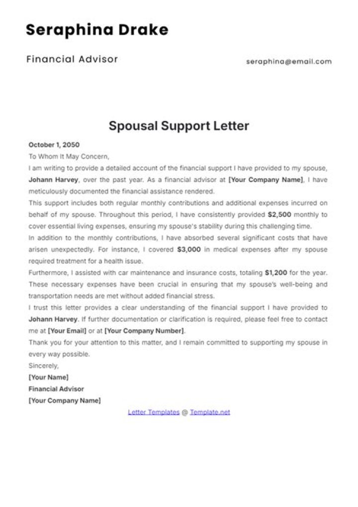 What is a supporting spouse?
