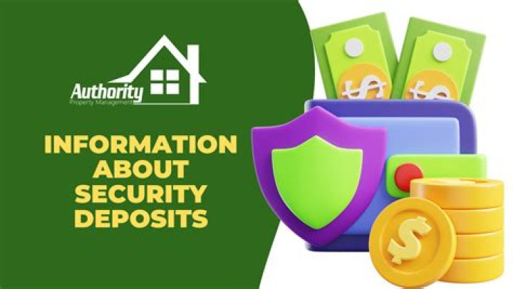 What is a typical security deposit?