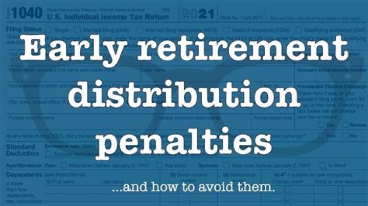What is an exception to the early retirement distribution penalty?