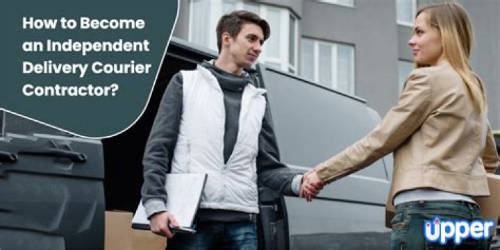 What is an independent courier contractor?