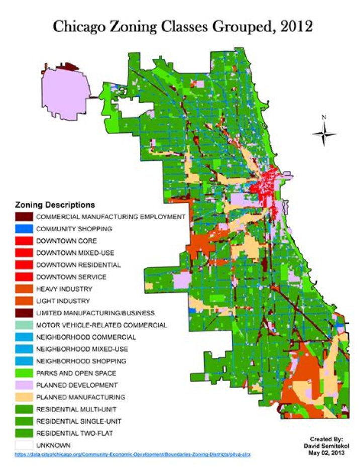 What is B1 2 zoning Chicago?
