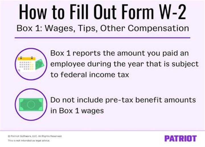 What is Box 1 on tax return?