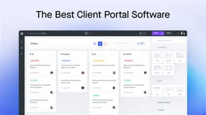 What is client software with example?