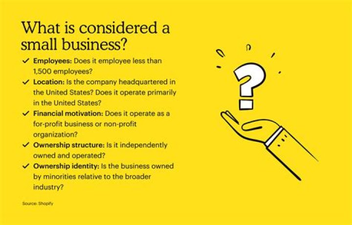 What is considered a small business in construction?