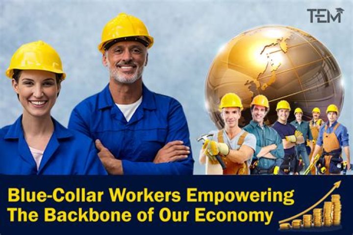 What is considered blue collar employment?